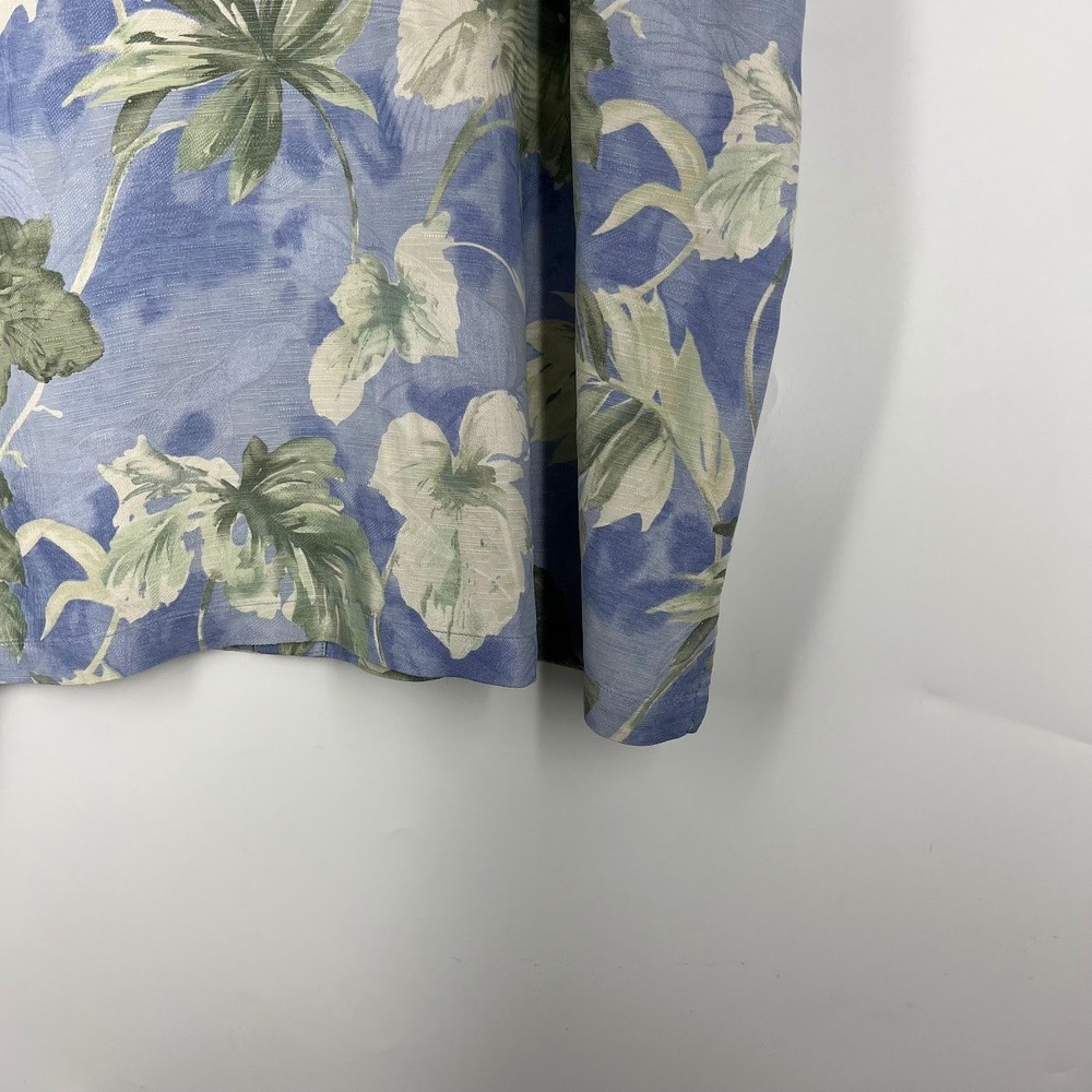 Tommy Bahama Mens Silk Tropical Leaf Camp Shirt Original Fit Jacquard Size 3XL - Picture 7 of 13